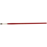Round Marking Paint Brush, 3/16" Brush Width, Camel Hair, Wood Handle Action Paper