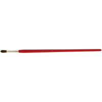 Round Marking Paint Brush, 1/4" Brush Width, Camel Hair, Wood Handle Action Paper