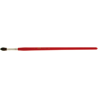 Round Marking Paint Brush, 9/32" Brush Width, Camel Hair, Wood Handle Action Paper