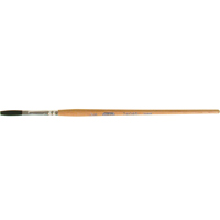 One Stroke Paint Brush, 1/8" Brush Width, Ox Hair, Wood Handle Action Paper