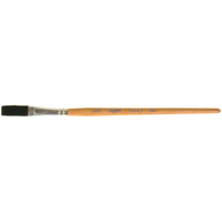 One Stroke Paint Brush, 3/8" Brush Width, Ox Hair, Wood Handle Action Paper