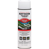 Industrial Choice&reg; AF1600 Athletic Field Striping Paint, White, 17 oz., Aerosol Can Action Paper