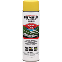 Industrial Choice&reg; AF1600 Athletic Field Striping Paint, Yellow, 17 oz., Aerosol Can Action Paper