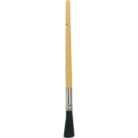 Oval Paint Brush, Bristle, Plastic Handle, 13/32" Width Action Paper