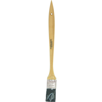 Radiator Paint Brush, Bristle, Wood Handle, 1-1/2" Width Action Paper