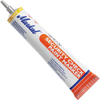 Security Check Paint Marker, 1.7 oz., Tube, Yellow Action Paper
