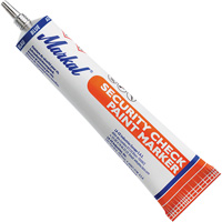 Security Check Paint Marker, 1.7 oz., Tube, Blue Action Paper