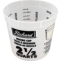 Plastic Mixing Cup Action Paper