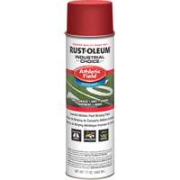 Peinture de lignage pour terrains de sport AF1600, Rouge, Canette a&eacute;rosol Action Paper