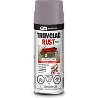 Tremclad&reg; Oil Based Rust Paint, Silver Aluminum, Gloss, Aerosol Can Action Paper