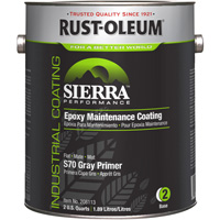 Appr&ecirc;t acrylique &eacute;poxydique &agrave; base d'eau Sierra Performance S70/S71, Gallon, Gris Action Paper