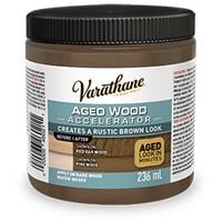 Acc&eacute;l&eacute;rateur de vieillissement du bois Varathane, 236 ml, Canette, Brun Action Paper