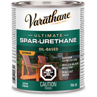 Rev&ecirc;tement &agrave; fini diamant pour bois Varathane, 946 ml, Transparent, Satin Action Paper