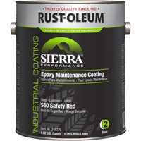 Composant de base du rev&ecirc;tement dentretien pour plancher Sierra Performance S60, 1 gal., &agrave; l'eau, Brillant, Rouge Action Paper