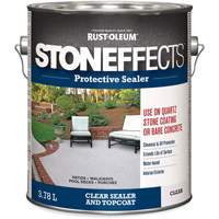 Produit d'&eacute;tanch&eacute;ifi&eacute; protecteur pour b&eacute;ton Stoneffects, 3,78 L, &agrave; l'eau, Transparent, Transparent Action Paper