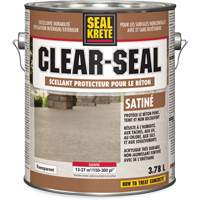 Seal-Krete<sup>®</sup> Protective Sealer, 3.78 L, Urethane-Based, Satin, Clear KR407 | Action Paper