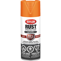Peinture &agrave; &eacute;mail Rust Protector, Orange, Brillant, 12 oz, Canette a&eacute;rosol Action Paper