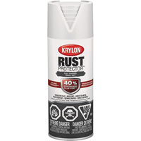 Peinture &agrave; &eacute;mail Rust Protector, Blanc, Tr&egrave;s mat, 12 oz, Canette a&eacute;rosol Action Paper