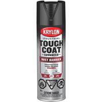 Tough Coat&reg; Advanced Paint with Rust Barrier Technology, Black, High-Gloss, 425 g, Aerosol Can Action Paper