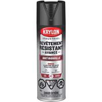 Tough Coat&reg; Advanced Paint with Rust Barrier Technology, Black, High-Gloss, 425 g, Aerosol Can Action Paper