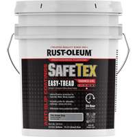 SafeTex&reg; Easy-Tread Acrylic Coating, 4 gal., Water-Based, Flat/Textured, Grey Action Paper