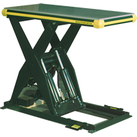 Hydraulic Backsaver Scissor Lift Table, Steel, 24" W x 48" L, 4000 lbs. Capacity Action Paper