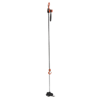 Mini Lever Hoist, 15' Lift, 500 lbs. (0.25 tons) Capacity, Steel Chain Action Paper