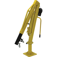Winch Operated Truck Jib Crane, 500 lbs. (0.25 tons) Capacity, 102' Max. Clearance LU494 | Action Paper