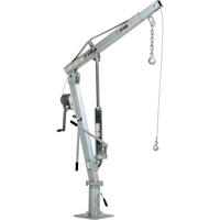 Winch Operated Truck Jib Crane, 500 lbs. (0.25 tons) Capacity, 99" Max. Clearance LU496 | Action Paper