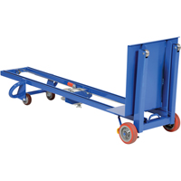 Platform Lift Stacker, Hand Winch Operated, 400 lbs. Capacity, 58" Max Lift Action Paper