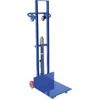 Hydraulic Platform Lift Stacker, Foot Pump Operated, 400 lbs. Capacity, 51-1/8" Max Lift Action Paper