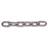 Hot-Dipped Galvanized Chains, Carbon Steel, 5/8" x 150' (45.7 m) L, Grade 30, 6900 lbs. (3.45 tons) Load Capacity LU521 | Action Paper