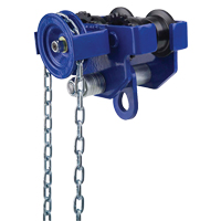 Geared Trolley, 1000 lbs. (0.5 tons) Capacity, 2-13/32" - 5" Action Paper