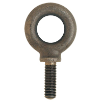 Eye Bolt, 54 mm Dia., 38 mm L, Uncoated Natural Finish, 2266 lbs. (1.133 tons) Capacity Action Paper
