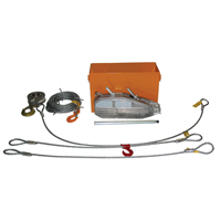 Tirfor&reg; Wire Rope Hoist TU32 Rescue Kit, 5/8" Wire Diameter, 8000  lbs. (4 tons) Capacity Action Paper