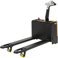Fully Powered Electric Pallet Truck With  Scale, 3300 lbs. Cap., 48" L x 28.25" W Action Paper