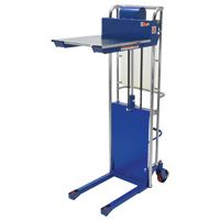 Hefti-Lift Load Stacker, Foot Pump Operated, 880 lbs. Capacity, 59" Max Lift Action Paper