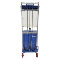 Hefti-Lift Load Stacker, Foot Pump Operated, 880 lbs. Capacity, 59" Max Lift Action Paper