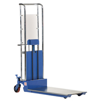 Hefti-Lift Load Stacker, Foot Pump Operated, 300 lbs. Capacity, 59" Max Lift Action Paper