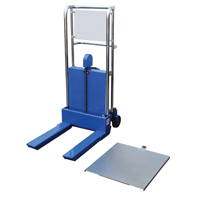 Hefti-Lift Load Stacker, Foot Pump Operated, 880 lbs. Capacity, 35" Max Lift Action Paper