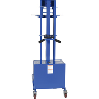 Quick Lift Stacker, Electric Operated, 400 lbs. Capacity, 57" Max Lift Action Paper