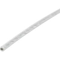 Wire Rope, 1000' (304.8 m) x 1/8", 1700 lbs. (0.85 tons), Galvanized Action Paper