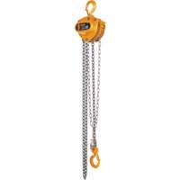 Kito Manual Chain Hoist, 15' Lift, 2000 lbs. (1 tons) Capacity, Steel Chain LW420 | Action Paper