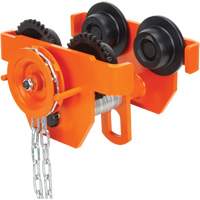 Adjustable Trolley with Safety Plates, 1000 lbs. (0.45 tons) Capacity, 2-11/16" - 5-1/4" LW557 | Action Paper