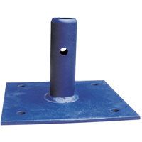 Scaffolding Accessories - Fixed Base Plate, Base Plate, 6" W x 6" H Action Paper