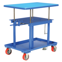 Hydraulic Lift Table, 24" L x 36" W, Steel, 2000 lbs. Capacity Action Paper