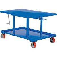 Post Lift Table, 42" L x 30" W, Steel, 2000 lbs. Capacity Action Paper