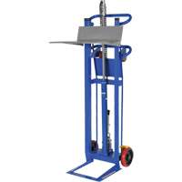Hydra Lift Platform Stacker, Foot Pump Operated, 750 lbs. Capacity, 52" Max Lift Action Paper