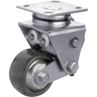 Heavy-Duty Caster, Swivel, 4" (101.6 mm), Solid Elastomer, 900 lbs. (408 kg.) MG508 | Action Paper