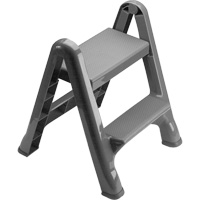 Folding Step Stool, 2 Steps, 19-1/2" x 20-1/2" x 22-3/4" High Action Paper